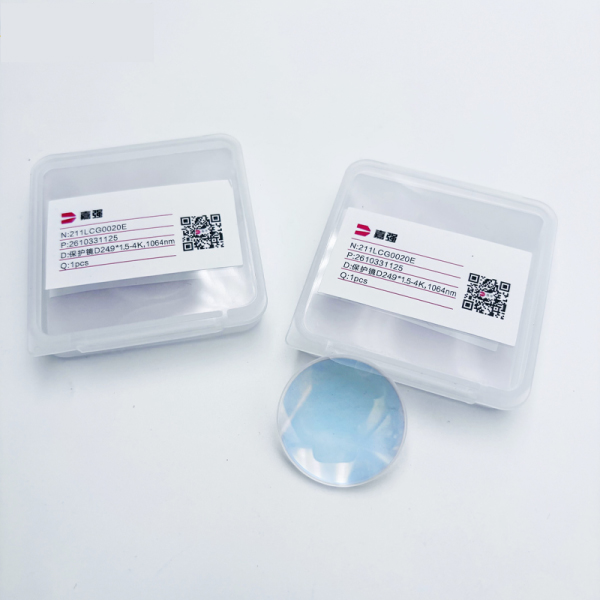 Upper protective glass D24.9x1.5 (specific to Raytools heads)
